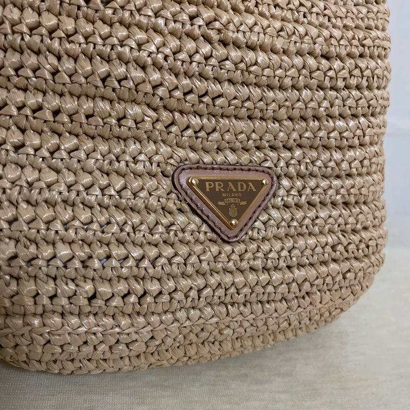 Prada 編織束口水桶包-3