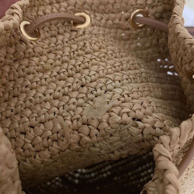 Prada 編織束口水桶包-12