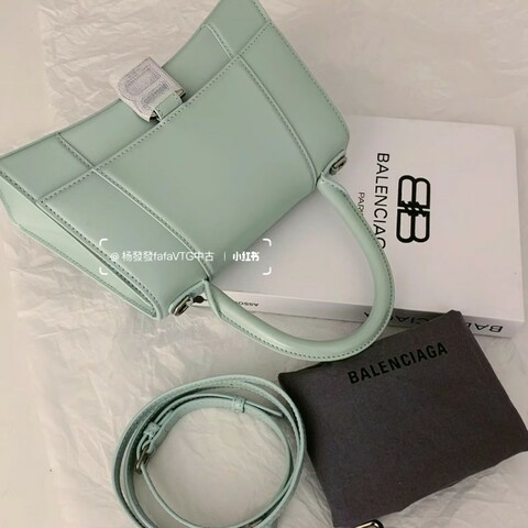 🏆特價✈️Balenciaga 巴黎世家 hourglass bag 小牛皮 沙漏包 S 小款 小號 手提包 斜背包 兩用包