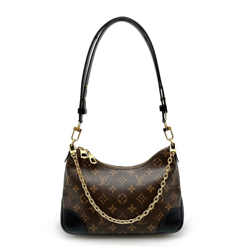 LOUIS VUITTON Boulogne 黑牛角包-0