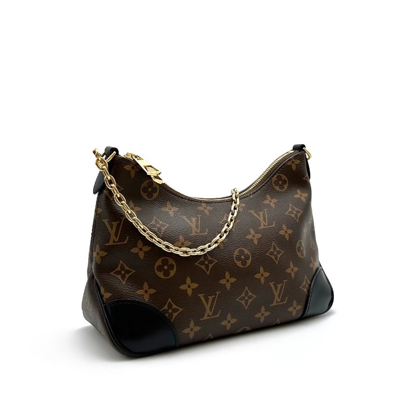 LOUIS VUITTON Boulogne 黑牛角包-6