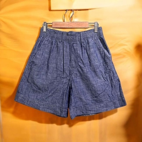 Polo Ralph Lauren 青年布短褲 竹節紋棉質亞麻感短褲 XS w28 w29 155/70A