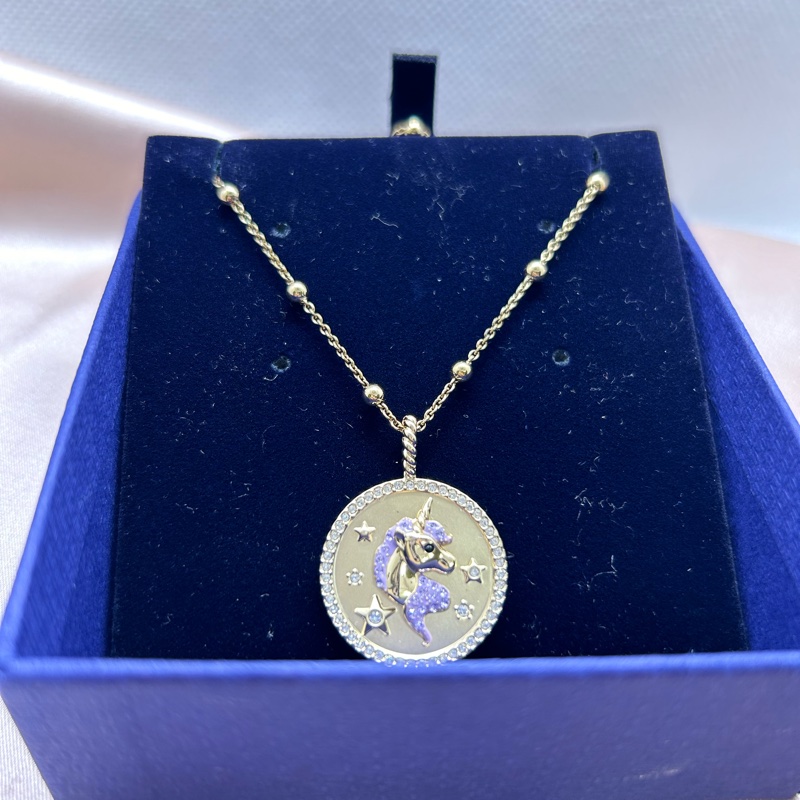 [SWAROVSKI 施華洛世奇][9成新]  小馬項鍊-3