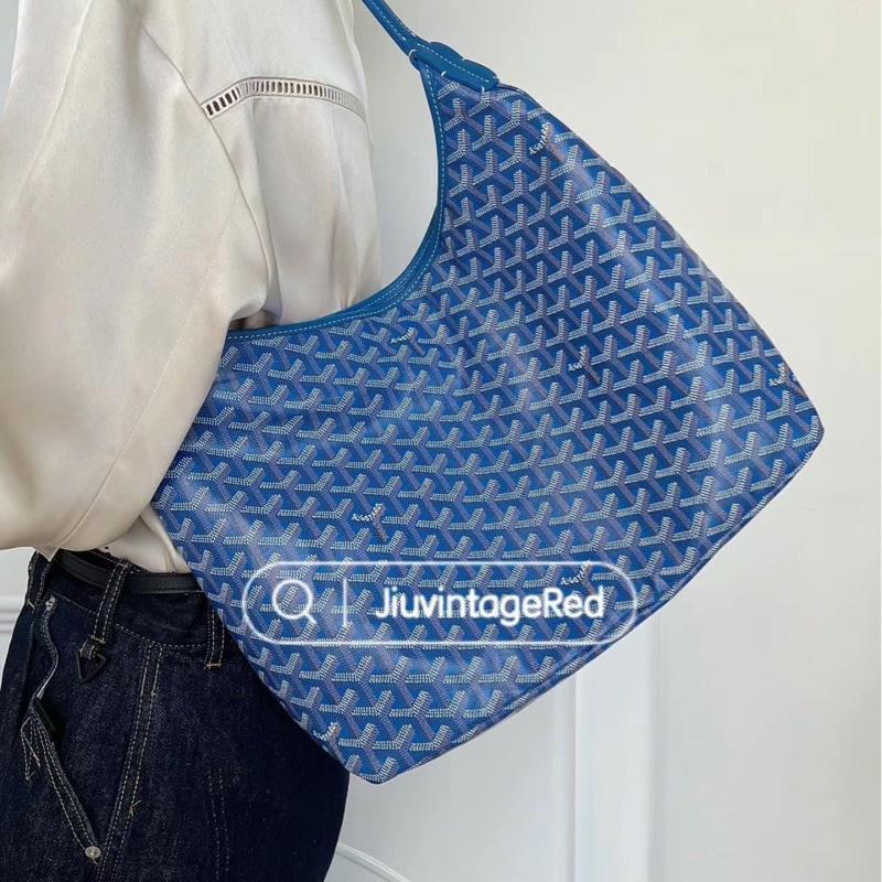 Goyard hobo 水藍色 全新-3