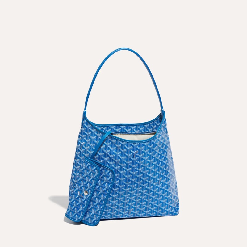 Goyard hobo 水藍色 全新-11
