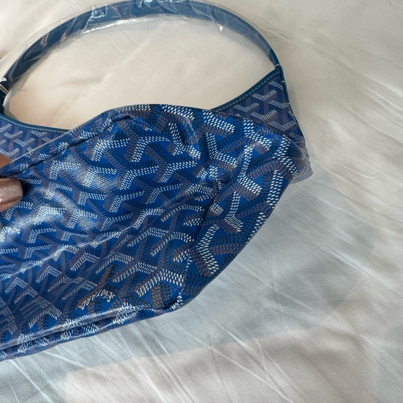 Goyard hobo 水藍色 全新-13