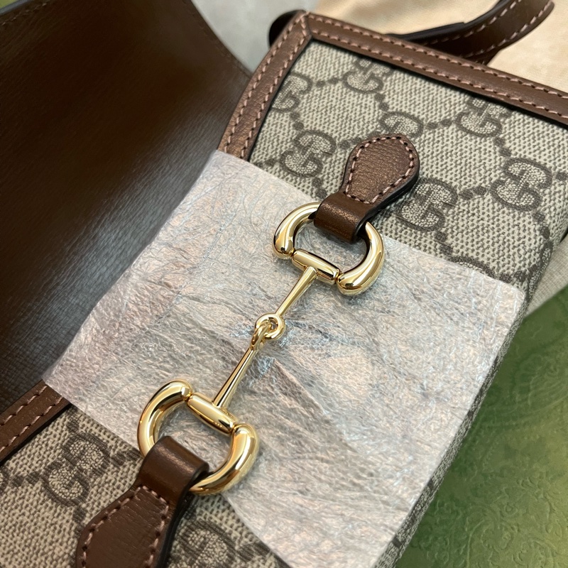 Gucci 1955 mini 馬銜扣盒子包/橫版手機包-4