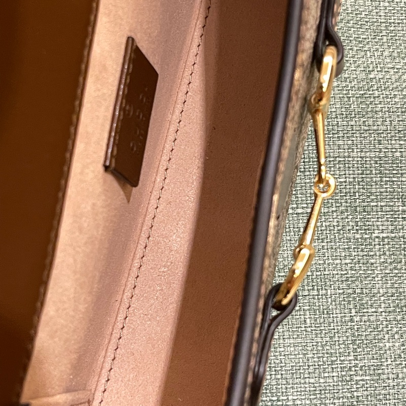 Gucci 1955 mini 馬銜扣盒子包/橫版手機包-8