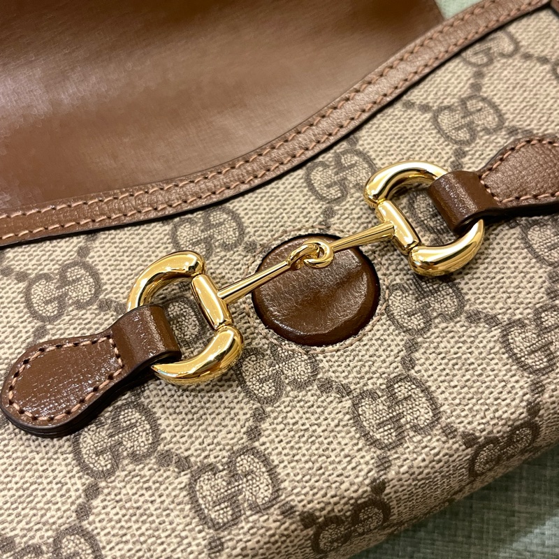 Gucci 1955 mini 馬銜扣盒子包/橫版手機包-11