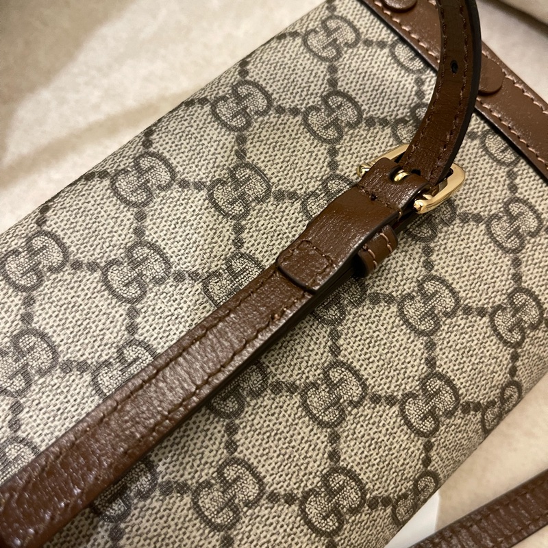 Gucci 1955 mini 馬銜扣盒子包/橫版手機包-17