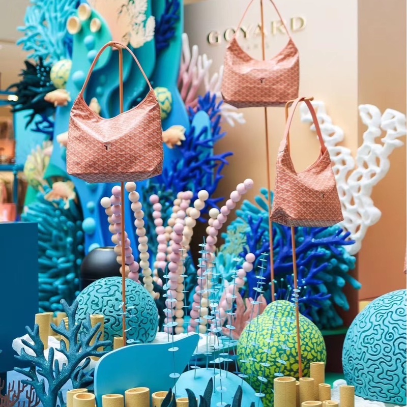 goyard 限量珊瑚粉色hobo 全新-0