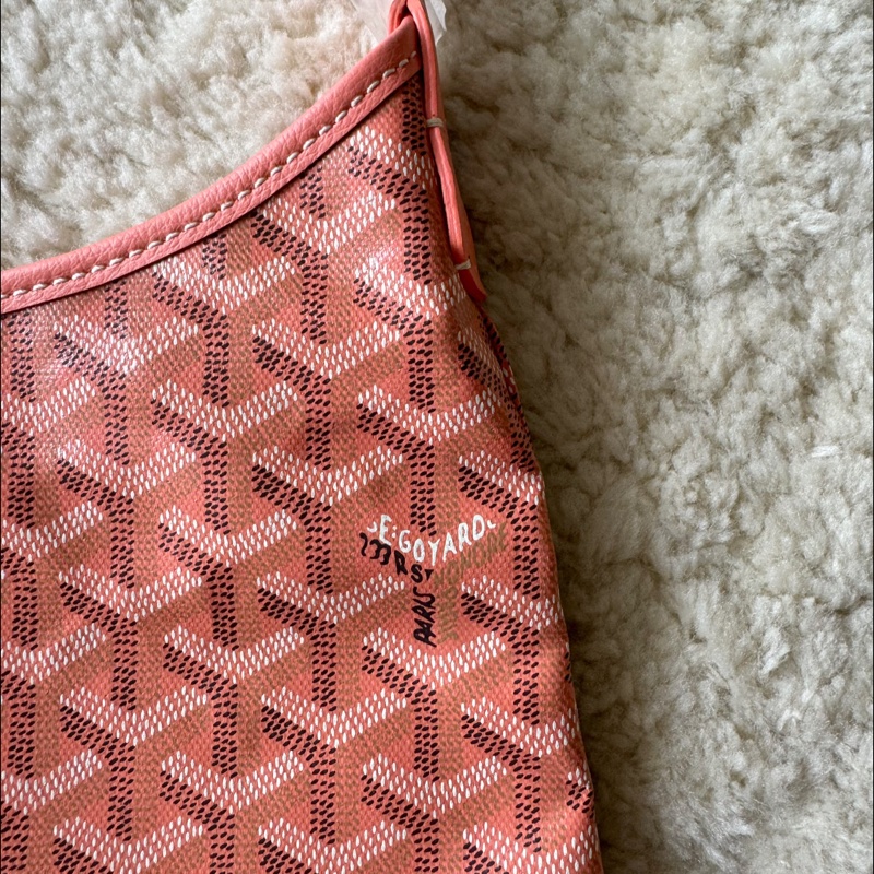 goyard 限量珊瑚粉色hobo 全新-10