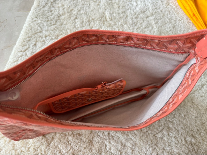 goyard 限量珊瑚粉色hobo 全新-21
