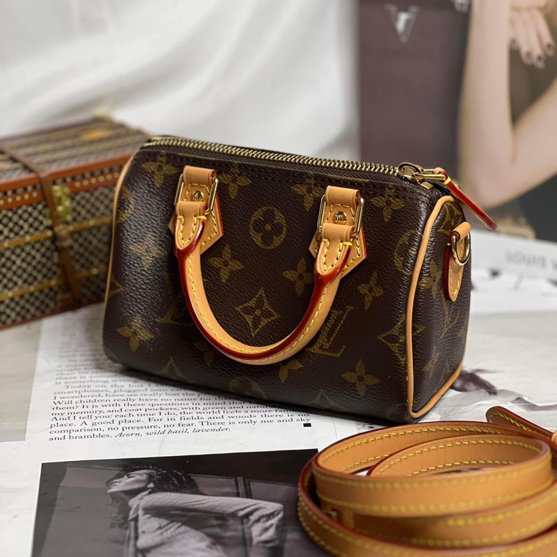 LV Nano speedy M81085 新款(背帶可調)-8