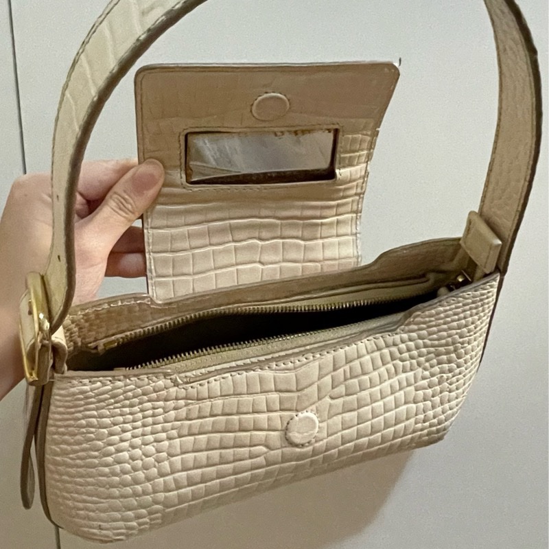 Rouje Baguette Bag 米白色-3