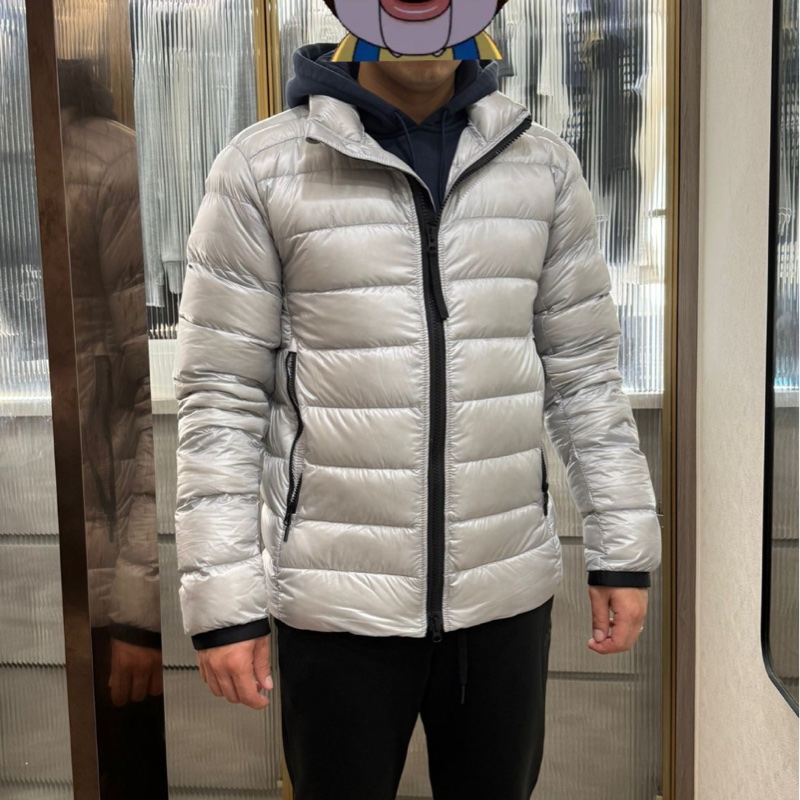 Canada goose 男裝銀色羽絨外套-0