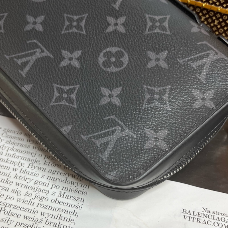LV Zippy XL 經典黑花手拿包長夾 M61698 《台灣購證》-4