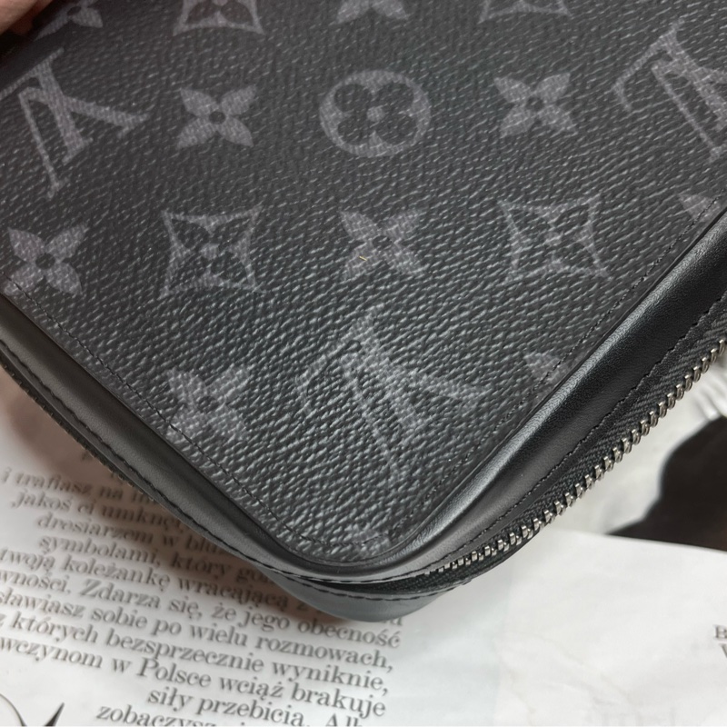 LV Zippy XL 經典黑花手拿包長夾 M61698 《台灣購證》-6