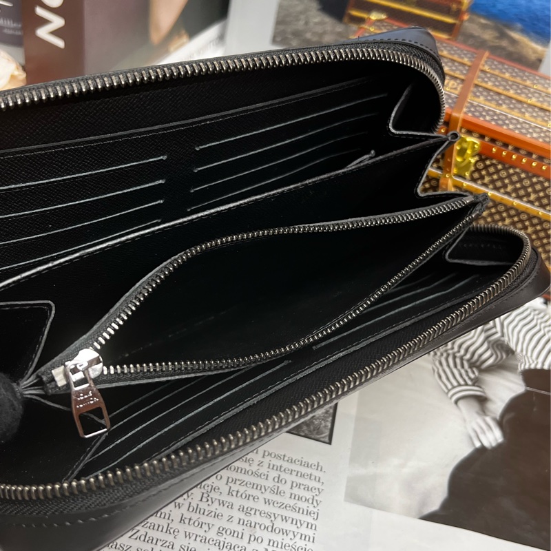 LV Zippy XL 經典黑花手拿包長夾 M61698 《台灣購證》-18