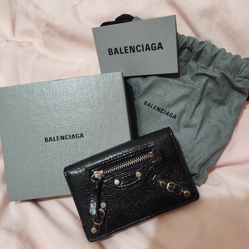 Balenciaga巴黎世家機車包造型卡包-0