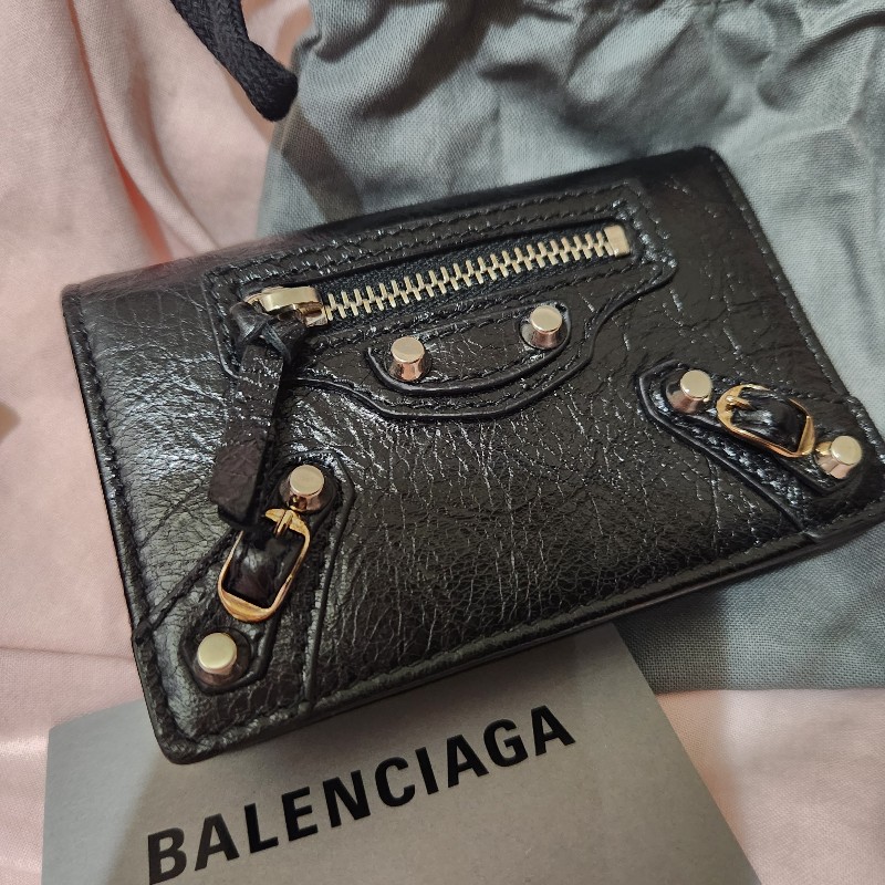 Balenciaga巴黎世家機車包造型卡包-3