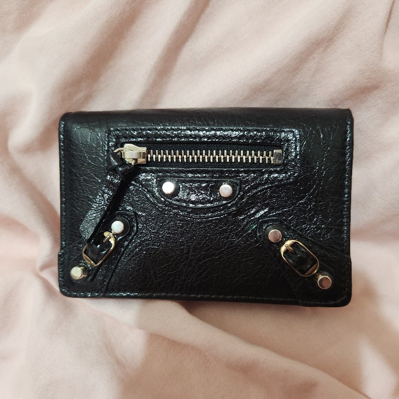 Balenciaga巴黎世家機車包造型卡包-5