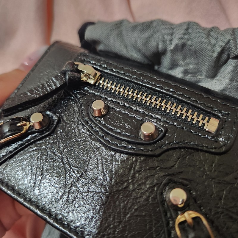 Balenciaga巴黎世家機車包造型卡包-15