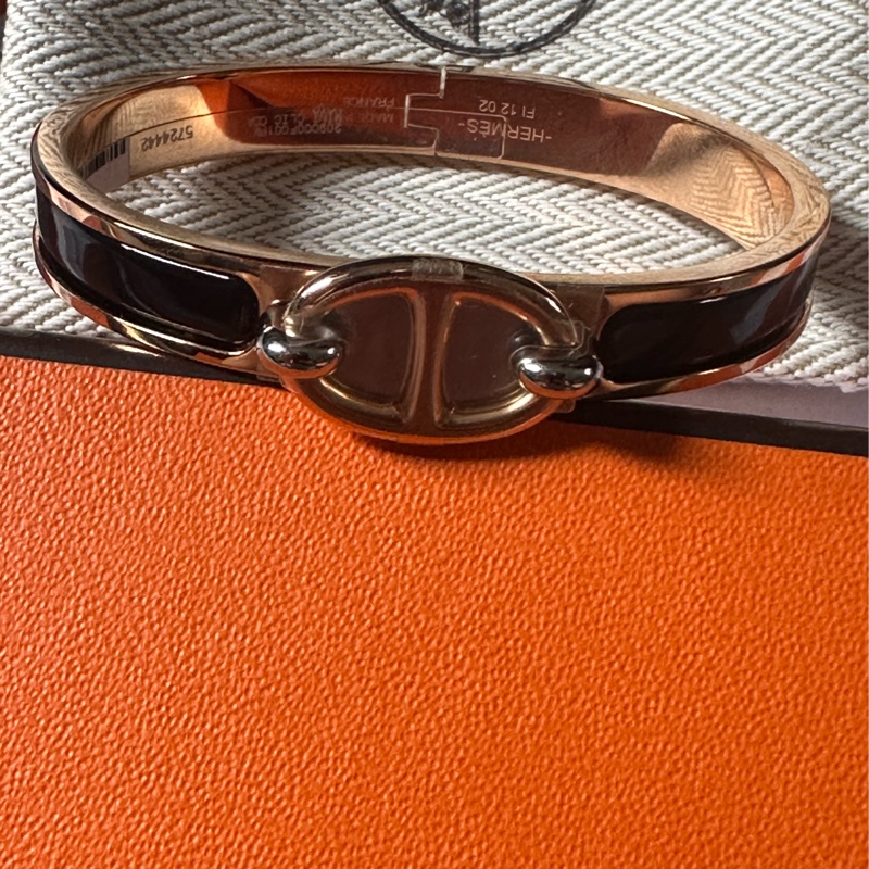 Hermes mini clic chaine d’ancre bracelet 手鐲 全新連單連盒-4