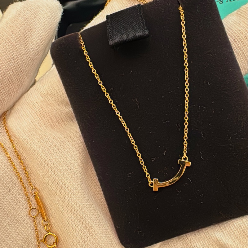 Tiffany&co. smile 微笑項鍊 迷你無鑽-1