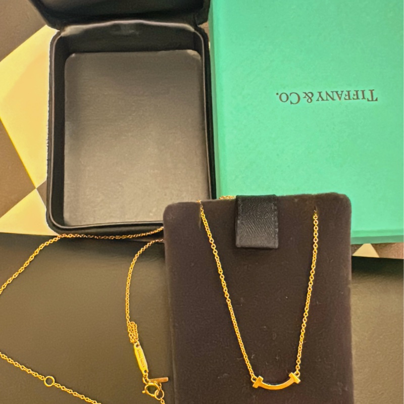 Tiffany&co. smile 微笑項鍊 迷你無鑽-9