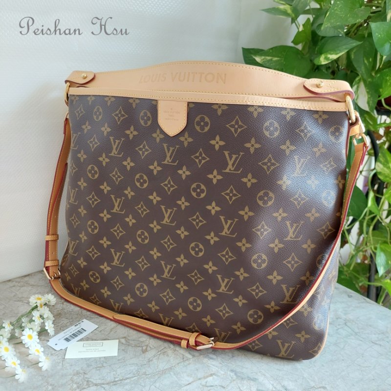 LV Delightful ( MM /中)🌈實品拍照🌈 M40353 肩背包~二手整體約9.5成新-1