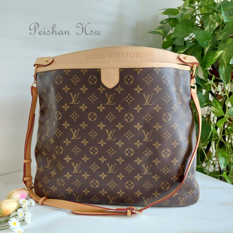 LV Delightful ( MM /中)🌈實品拍照🌈 M40353 肩背包~二手整體約9.5成新-2