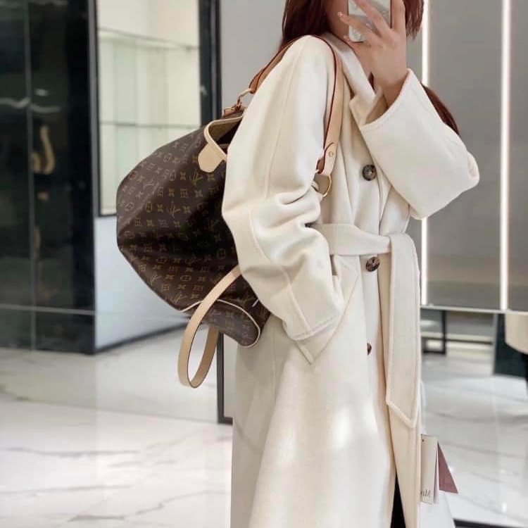 LV Delightful ( MM /中)🌈實品拍照🌈 M40353 肩背包~二手整體約9.5成新-6