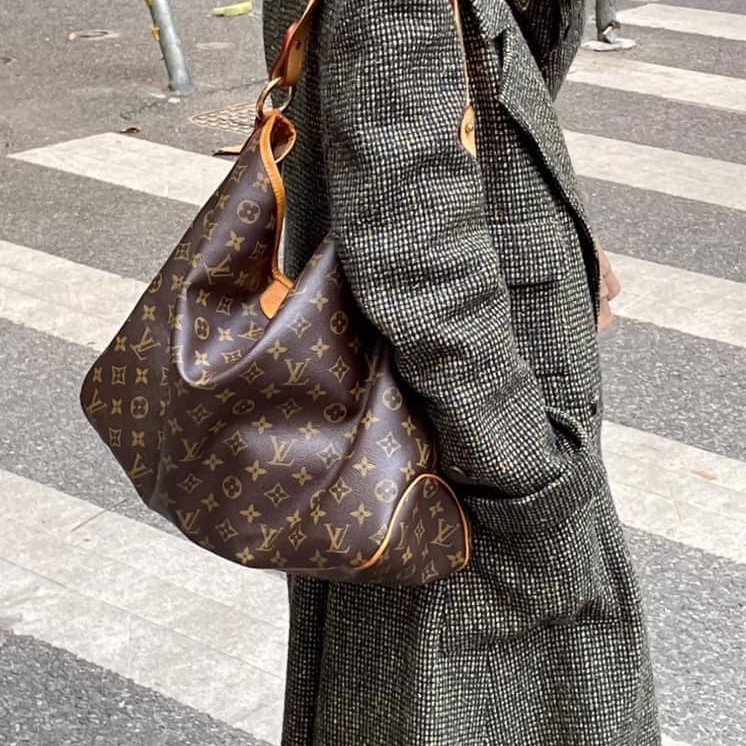 LV Delightful ( MM /中)🌈實品拍照🌈 M40353 肩背包~二手整體約9.5成新-8