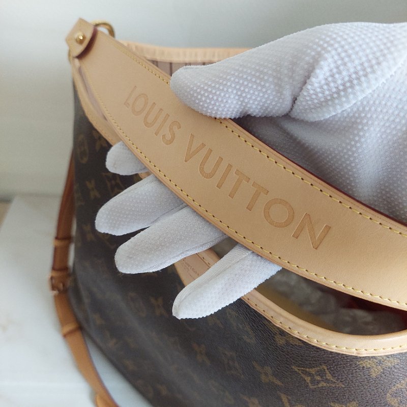 LV Delightful ( MM /中)🌈實品拍照🌈 M40353 肩背包~二手整體約9.5成新-15