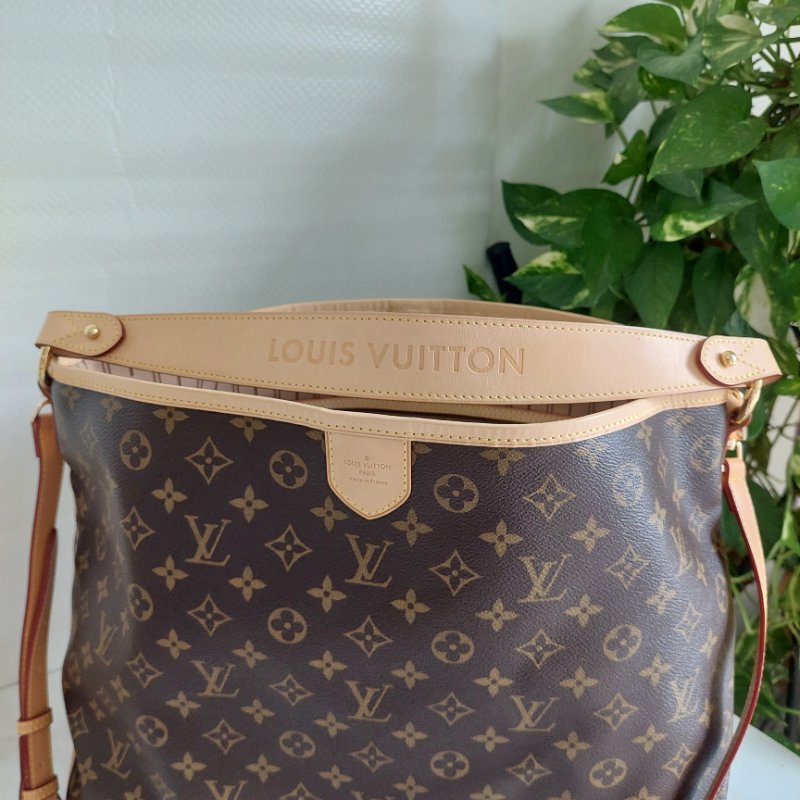 LV Delightful ( MM /中)🌈實品拍照🌈 M40353 肩背包~二手整體約9.5成新-16