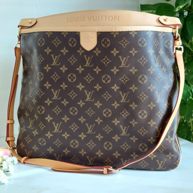LV Delightful ( MM /中)🌈實品拍照🌈 M40353 肩背包~二手整體約9.5成新-18