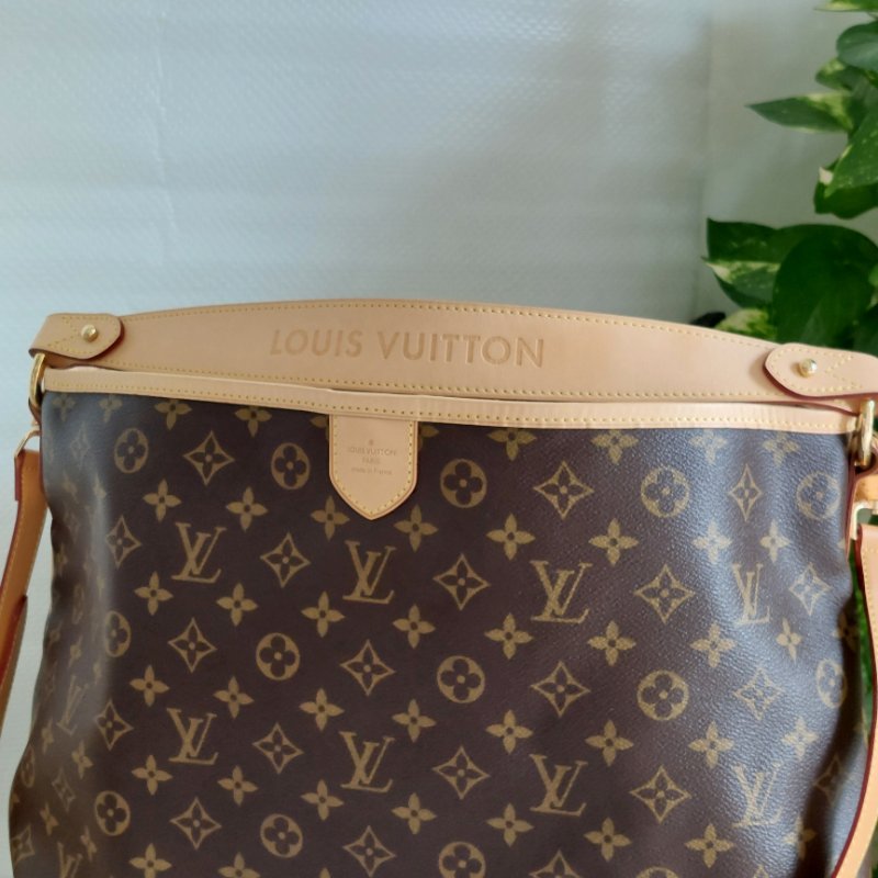 LV Delightful ( MM /中)🌈實品拍照🌈 M40353 肩背包~二手整體約9.5成新-21