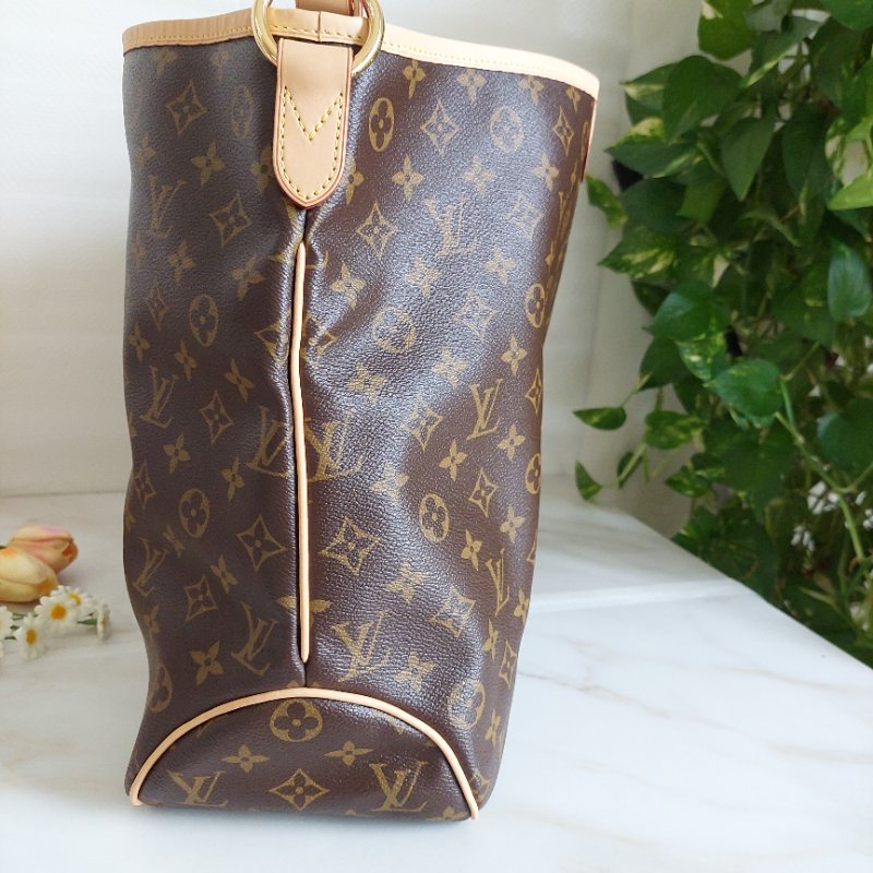 LV Delightful ( MM /中)🌈實品拍照🌈 M40353 肩背包~二手整體約9.5成新-24