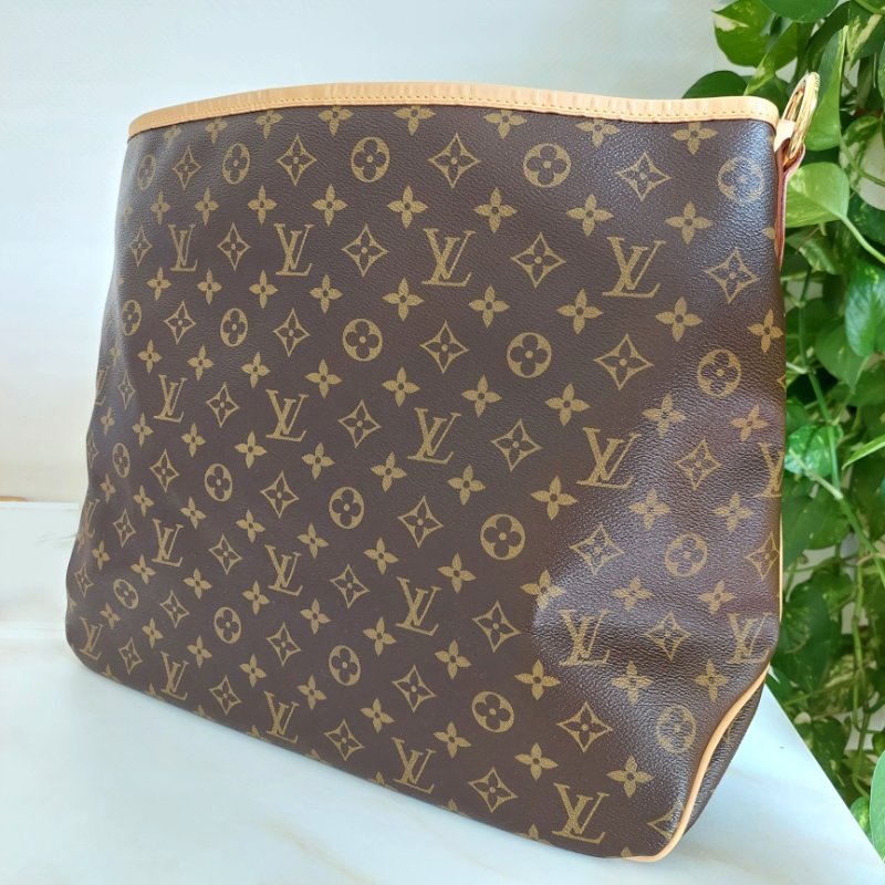 LV Delightful ( MM /中)🌈實品拍照🌈 M40353 肩背包~二手整體約9.5成新-34