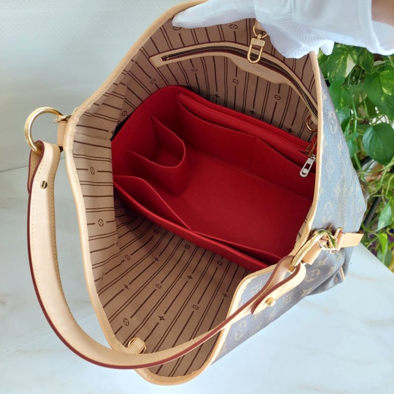 LV Delightful ( MM /中)🌈實品拍照🌈 M40353 肩背包~二手整體約9.5成新-51