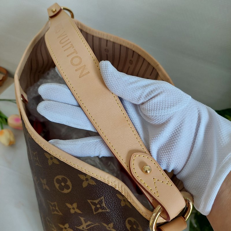 LV Delightful ( MM /中)🌈實品拍照🌈 M40353 肩背包~二手整體約9.5成新-67