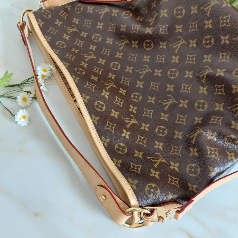 LV Delightful ( MM /中)🌈實品拍照🌈 M40353 肩背包~二手整體約9.5成新-69