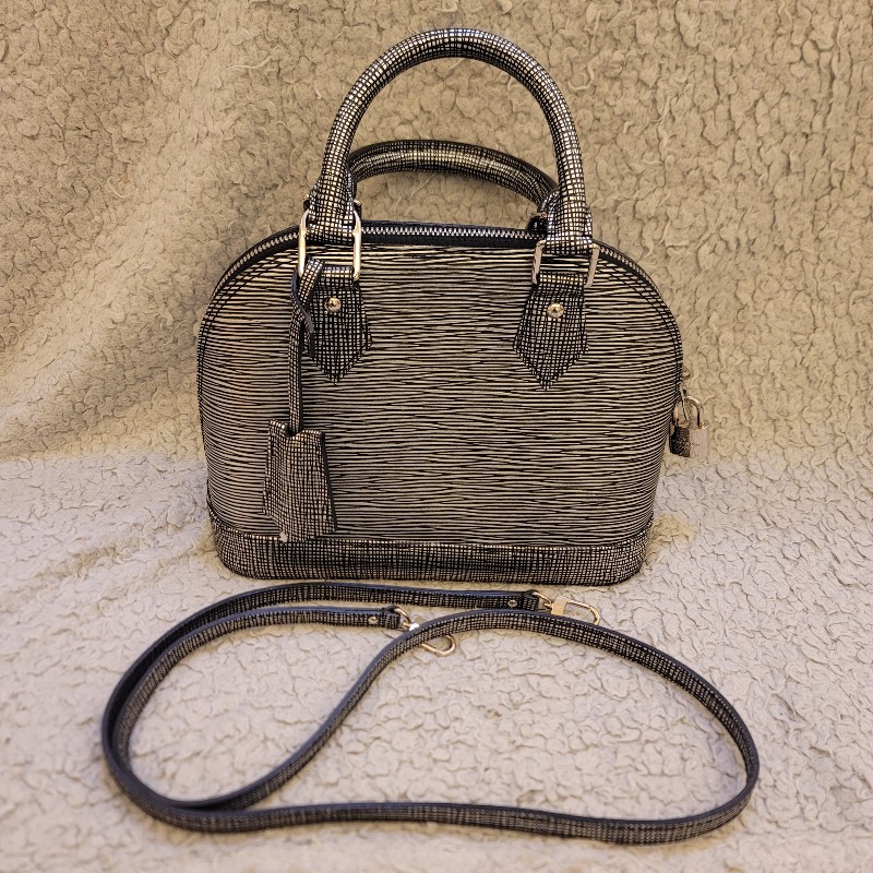♥520優惠♥LOUIS VUITTON Epi Platine Alma BB M54827 手提 肩背包-1