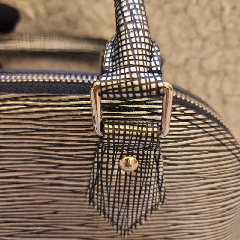 ♥520優惠♥LOUIS VUITTON Epi Platine Alma BB M54827 手提 肩背包-4