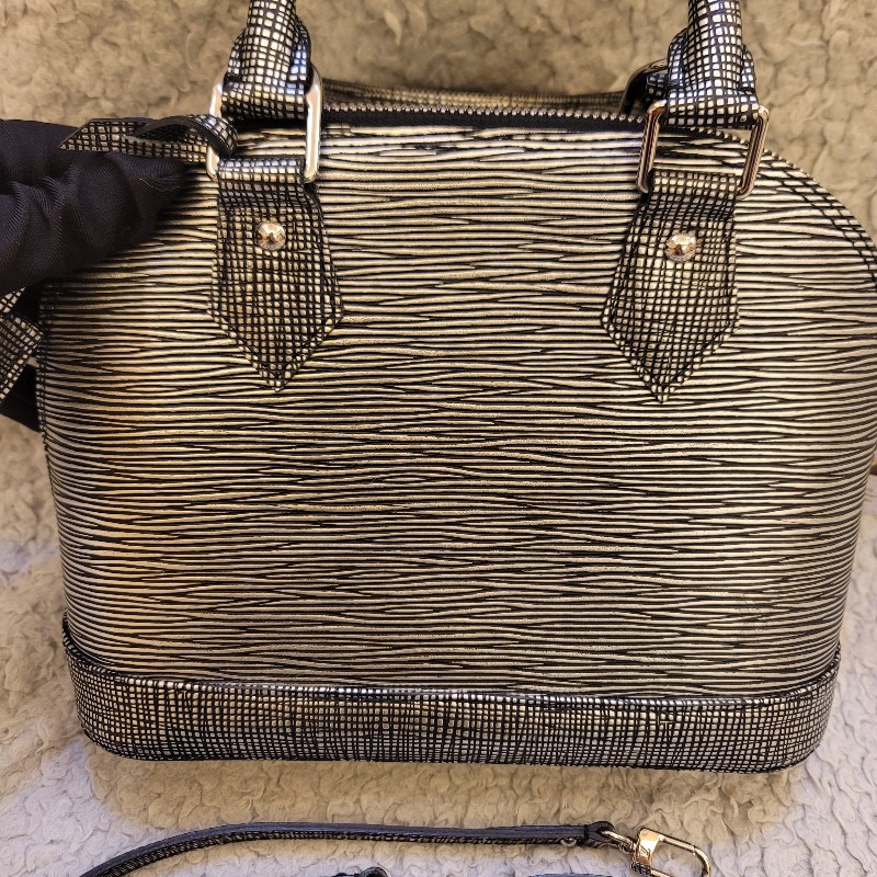 ♥520優惠♥LOUIS VUITTON Epi Platine Alma BB M54827 手提 肩背包-5