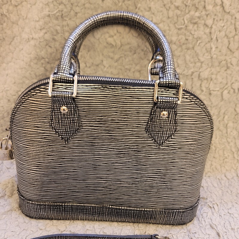 ♥520優惠♥LOUIS VUITTON Epi Platine Alma BB M54827 手提 肩背包-7