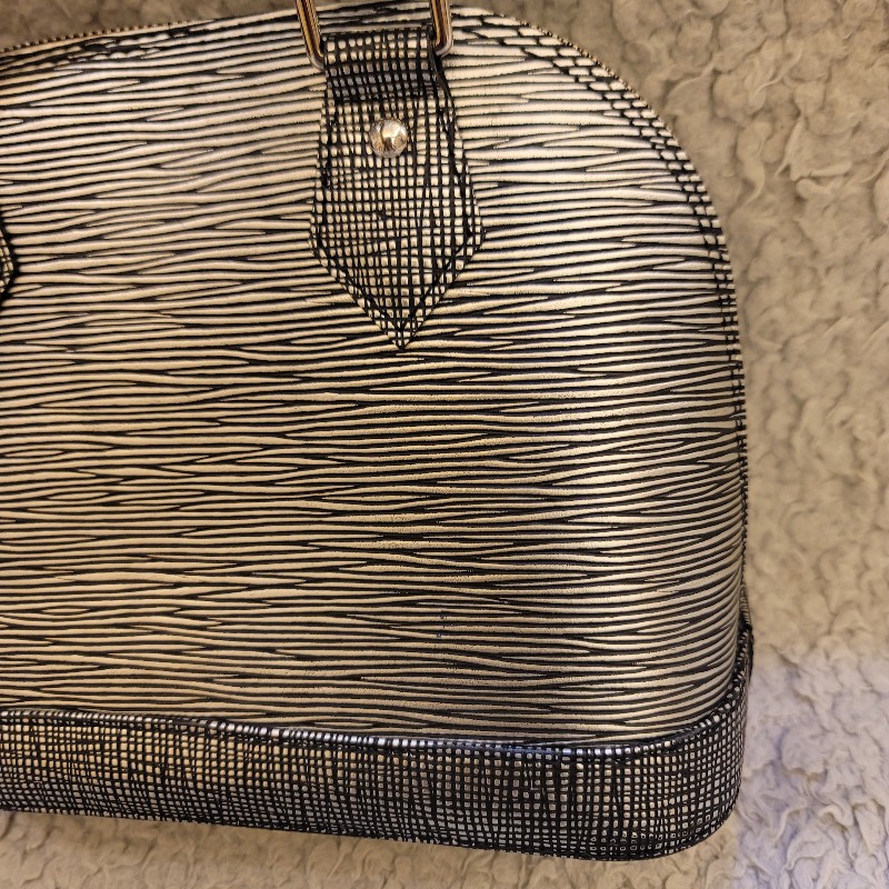 ♥520優惠♥LOUIS VUITTON Epi Platine Alma BB M54827 手提 肩背包-12