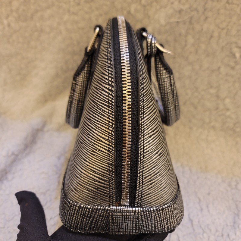 ♥520優惠♥LOUIS VUITTON Epi Platine Alma BB M54827 手提 肩背包-20
