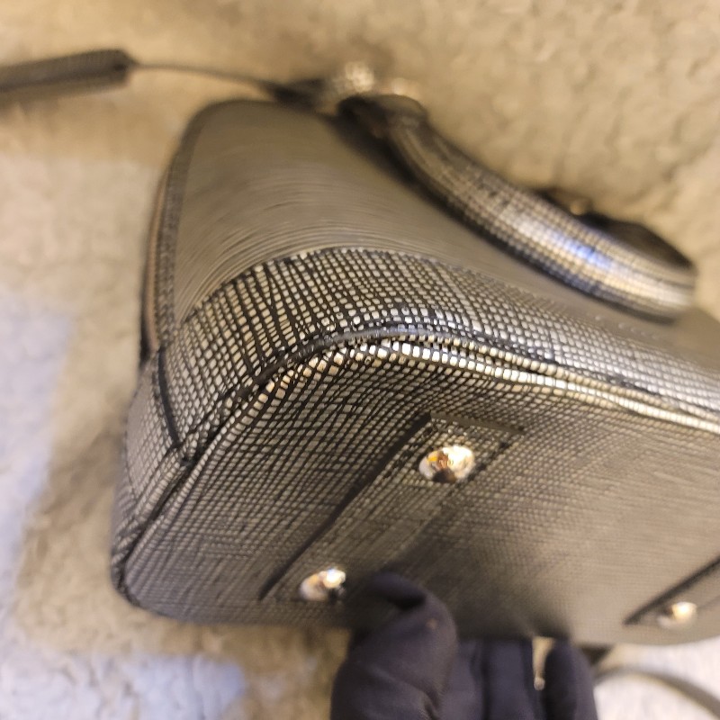 ♥520優惠♥LOUIS VUITTON Epi Platine Alma BB M54827 手提 肩背包-27